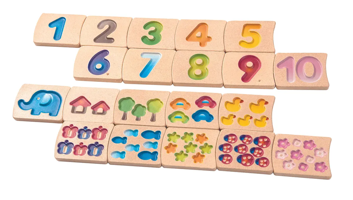 Numbers 1-10 Educational Wooden Toy 1