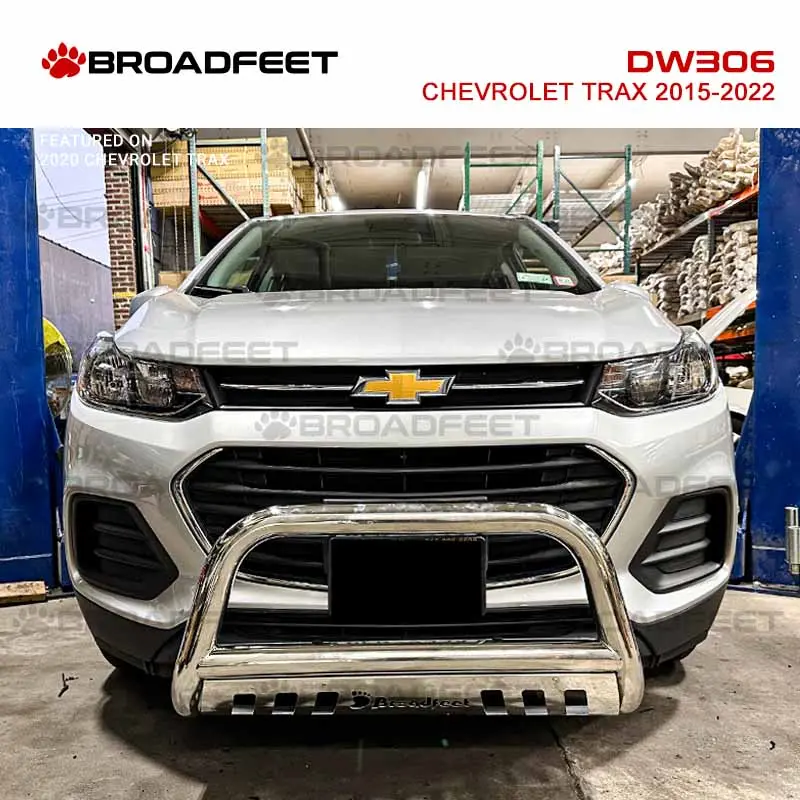 Front Bull Bar With Skid Plate (Dw306) Fits Chevrolet Trax 2015-2022 2