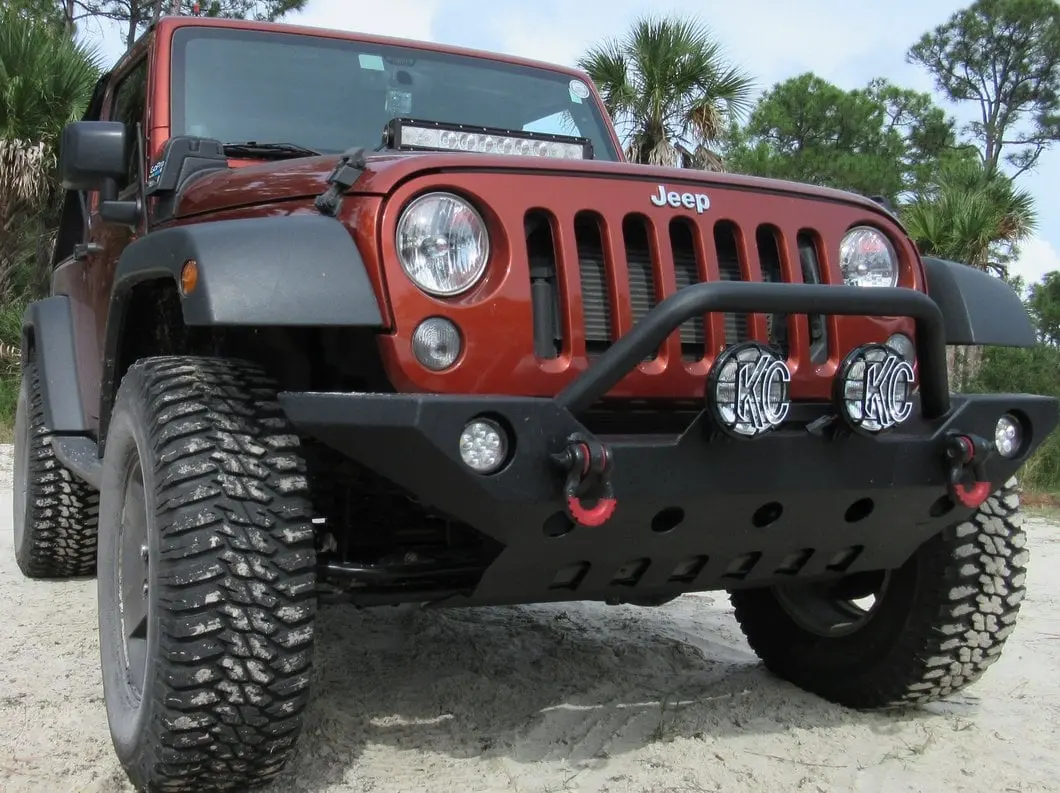 Barricade Skid Plate Designed Exclusively for Trail Force HD Bumper (Model J20850) – Fits 2010–2018 JK