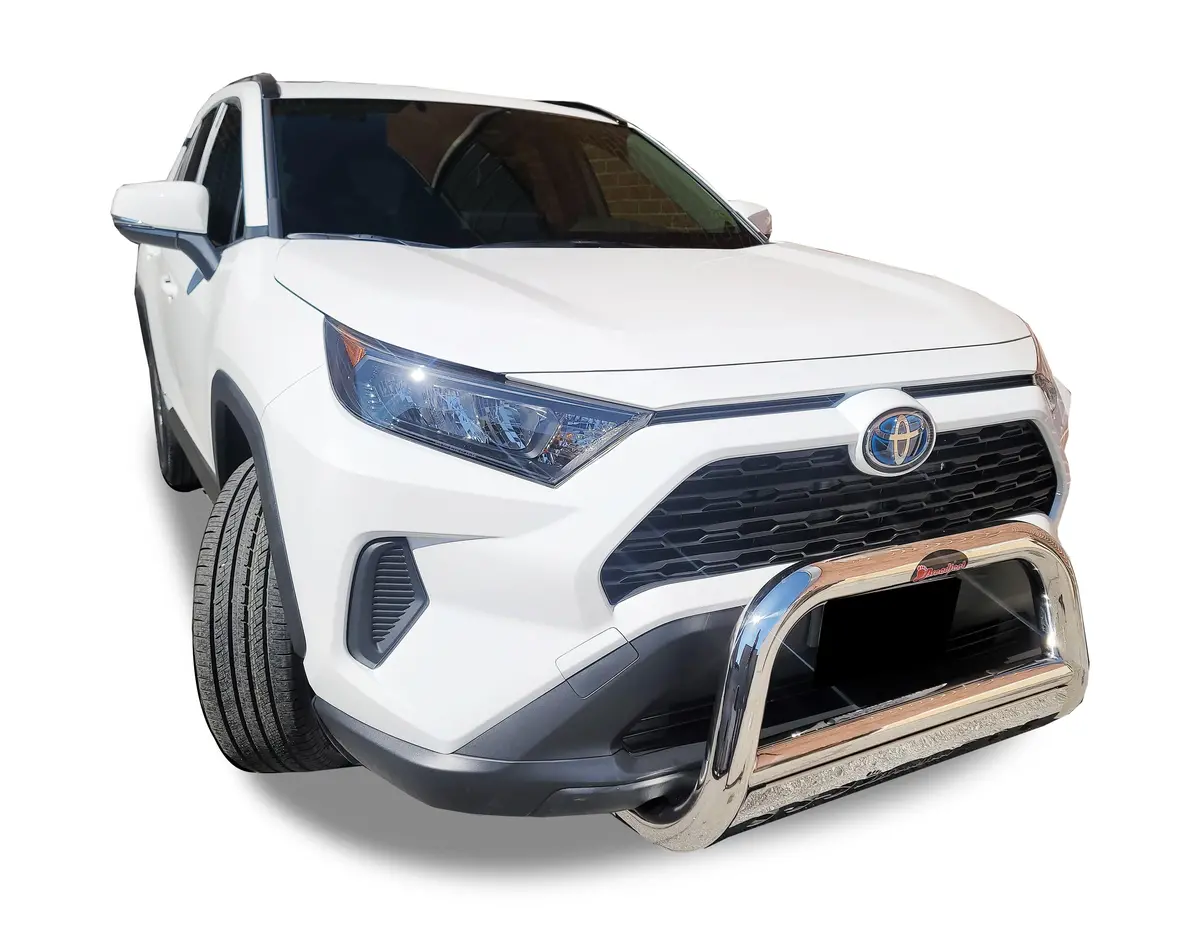 Front Bull Bar With Skid Plate (Dw240) Bumper Guard Fits Toyota Rav4 2019-2025 2