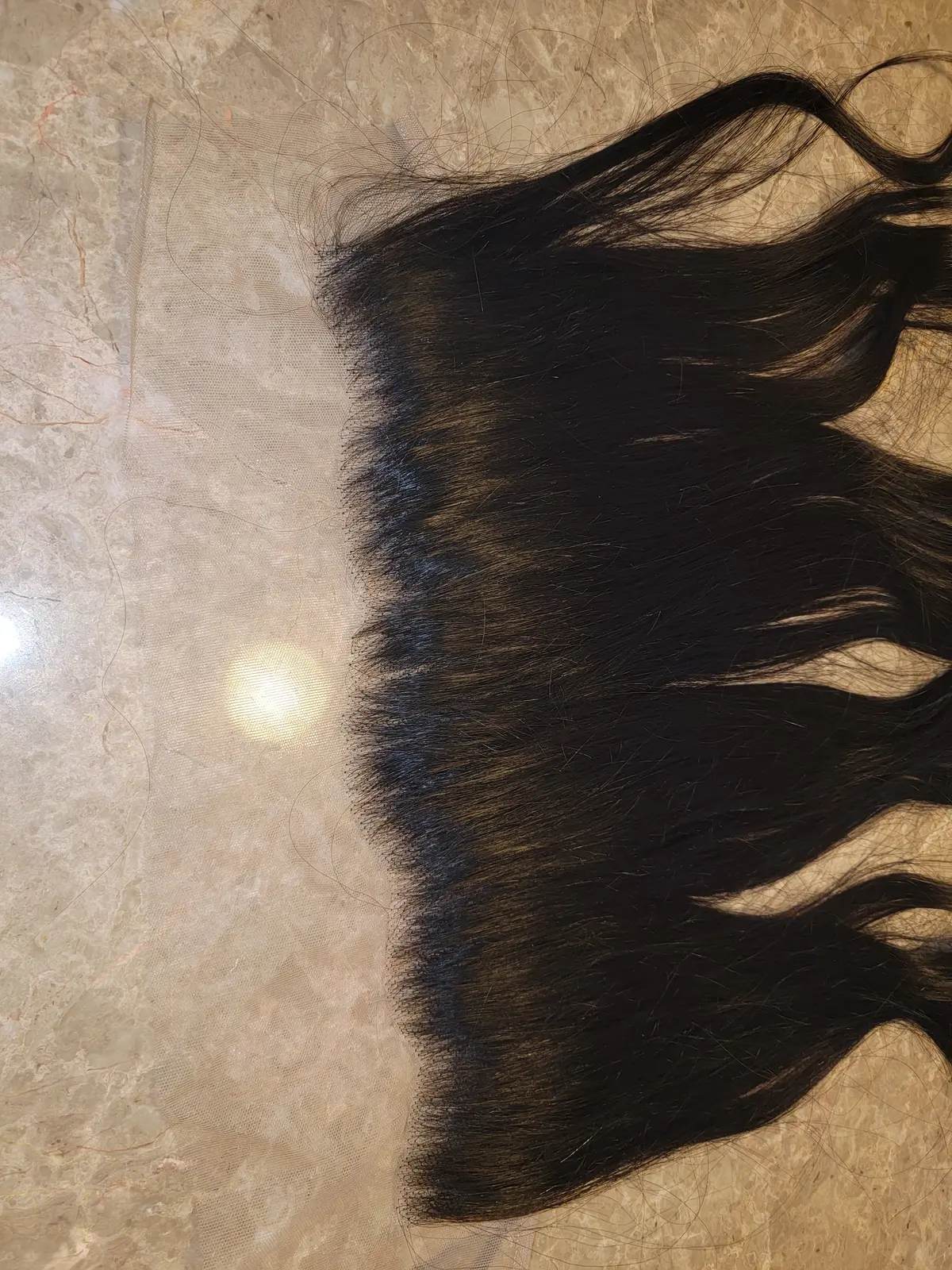 Straight 13X4 Raw Lace Frontal 1