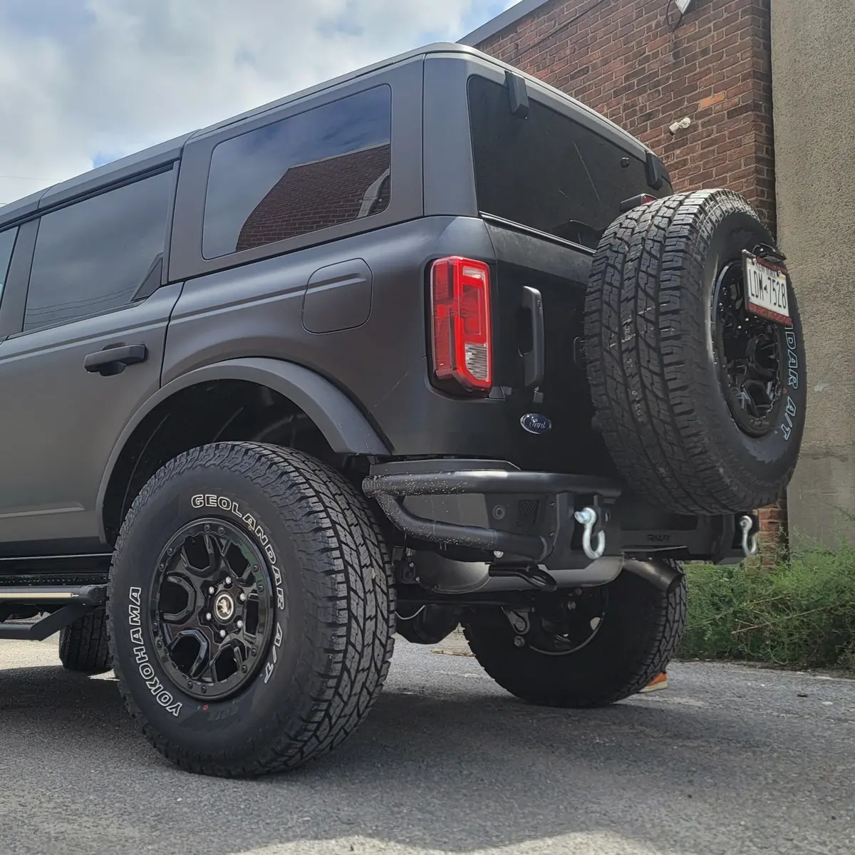 Rear Steel Bumper Replacement- Trailfx Br004t Fits Ford Bronco 2021-2025 1