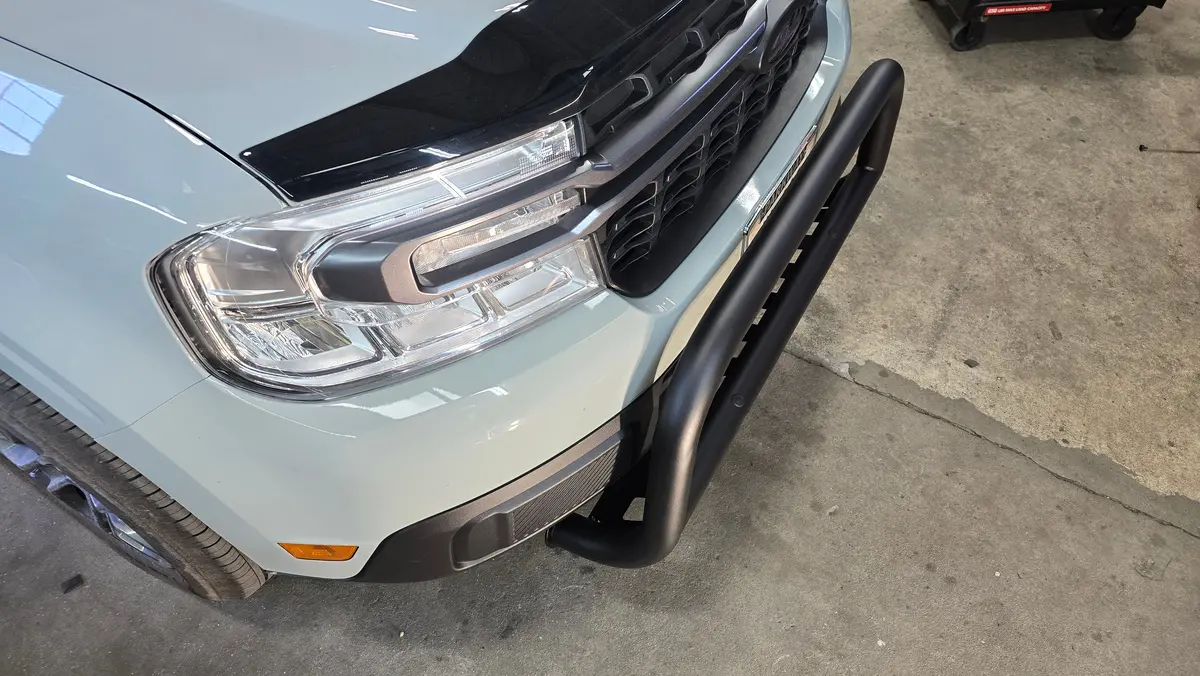 Front Bull Bar With Skid Plate (Dw8) Bumper Guard Fits Ford Maverick 2022-2025 2