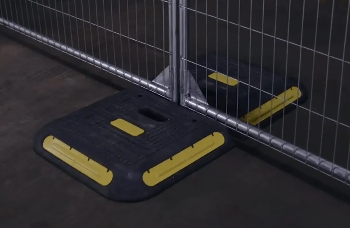 Temporary Fence Leg Weight 27 Lbs Z-Weight (Pallet Of 72) 1