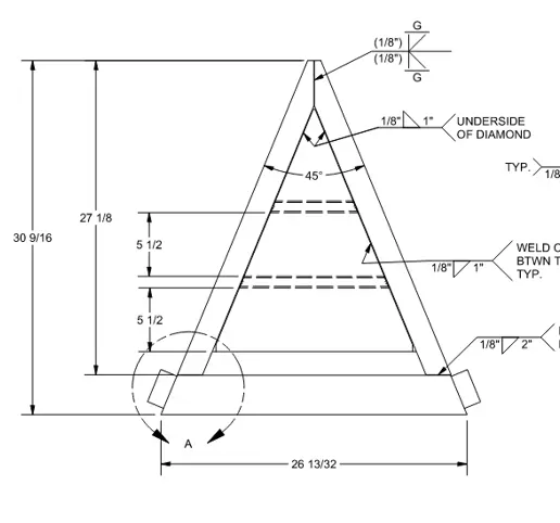 Stage Barrier Outside Corner Floor Wedge Section Csb3 2