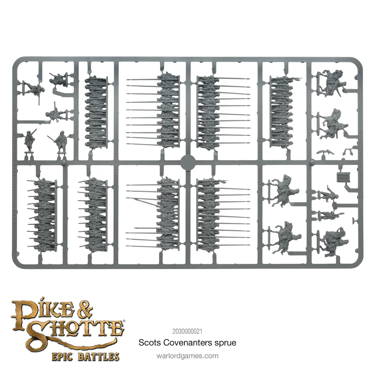Pike & Shotte Epic Battles Scots Covenanters Sprue 1