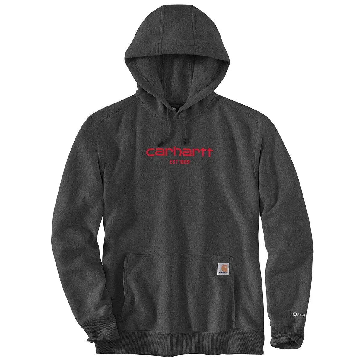 Force Relaxed Fit Lightweight Logo Graphic Sweatshirt - Carbon 1