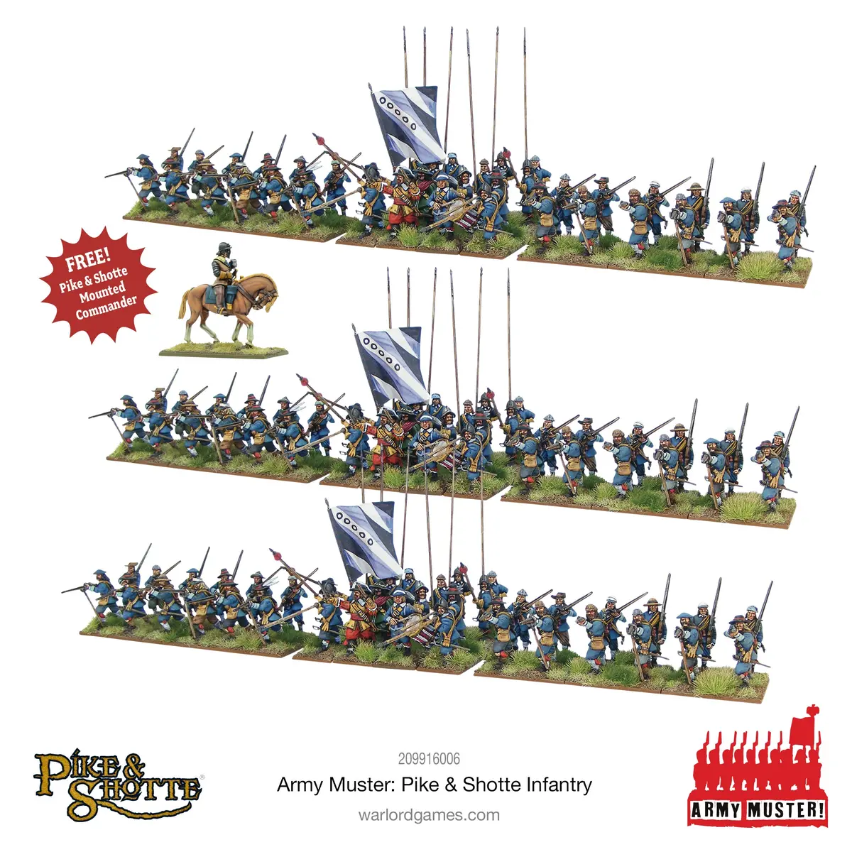 Army Muster: Pike & Shotte Infantry 1