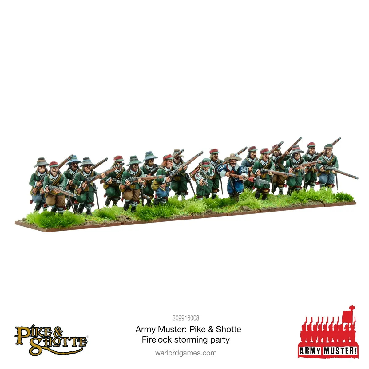 Army Muster: Pike & Shotte Firelock Storming Party 2