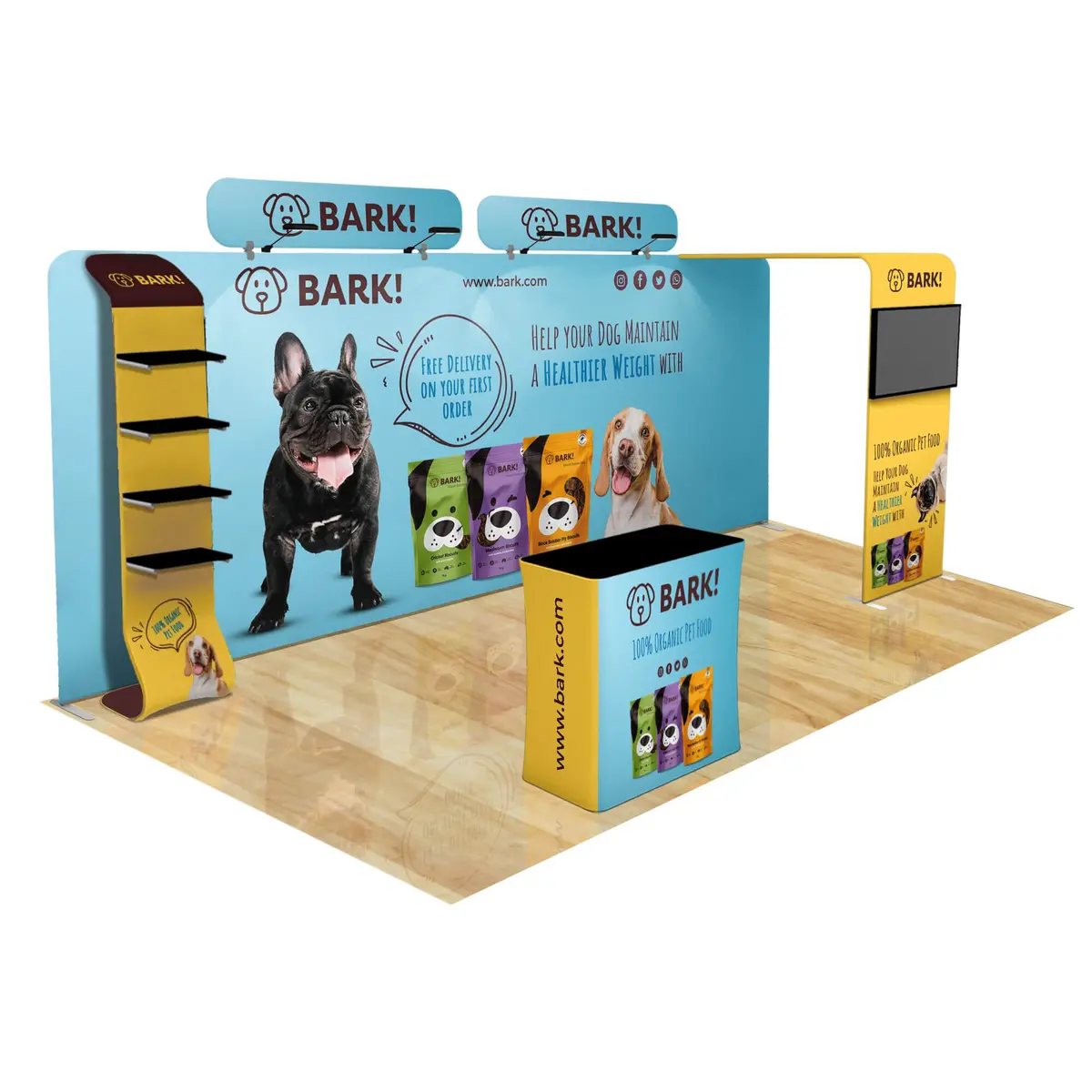 10X20 Trade Show Booth Bridge Archway Package 2
