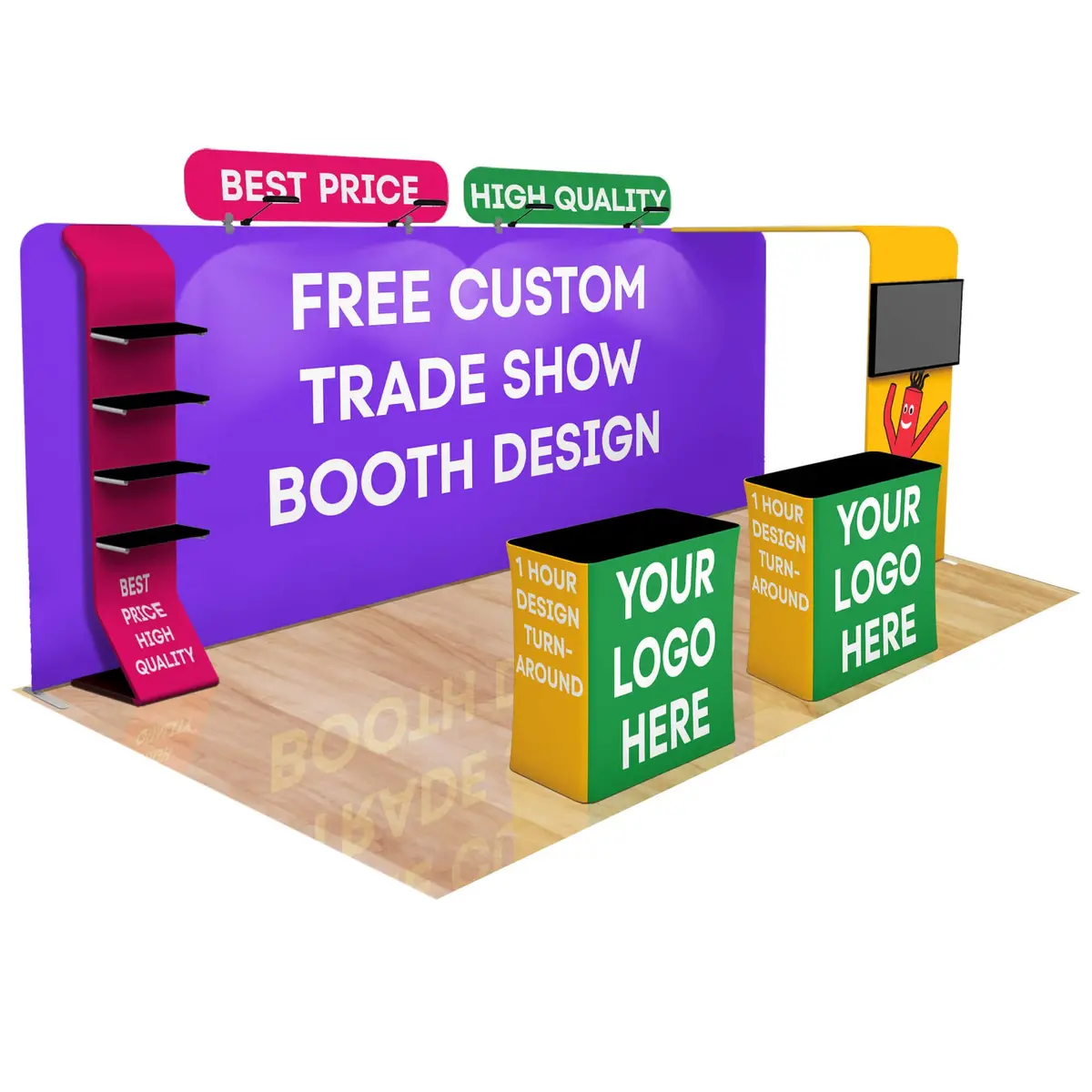 10X20 Trade Show Booth 1