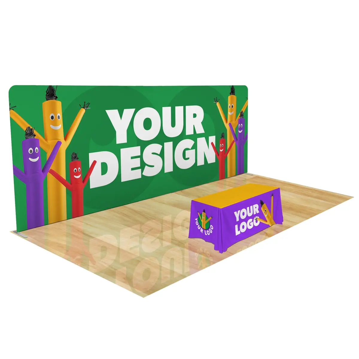 Custom Trade Show Display With Table Cover 13