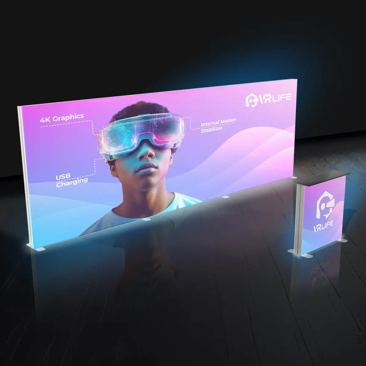 Backlit Trade Show Display Seg 7