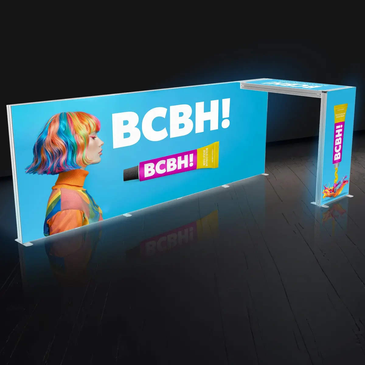 Backlit Trade Show Booth With Archway 5