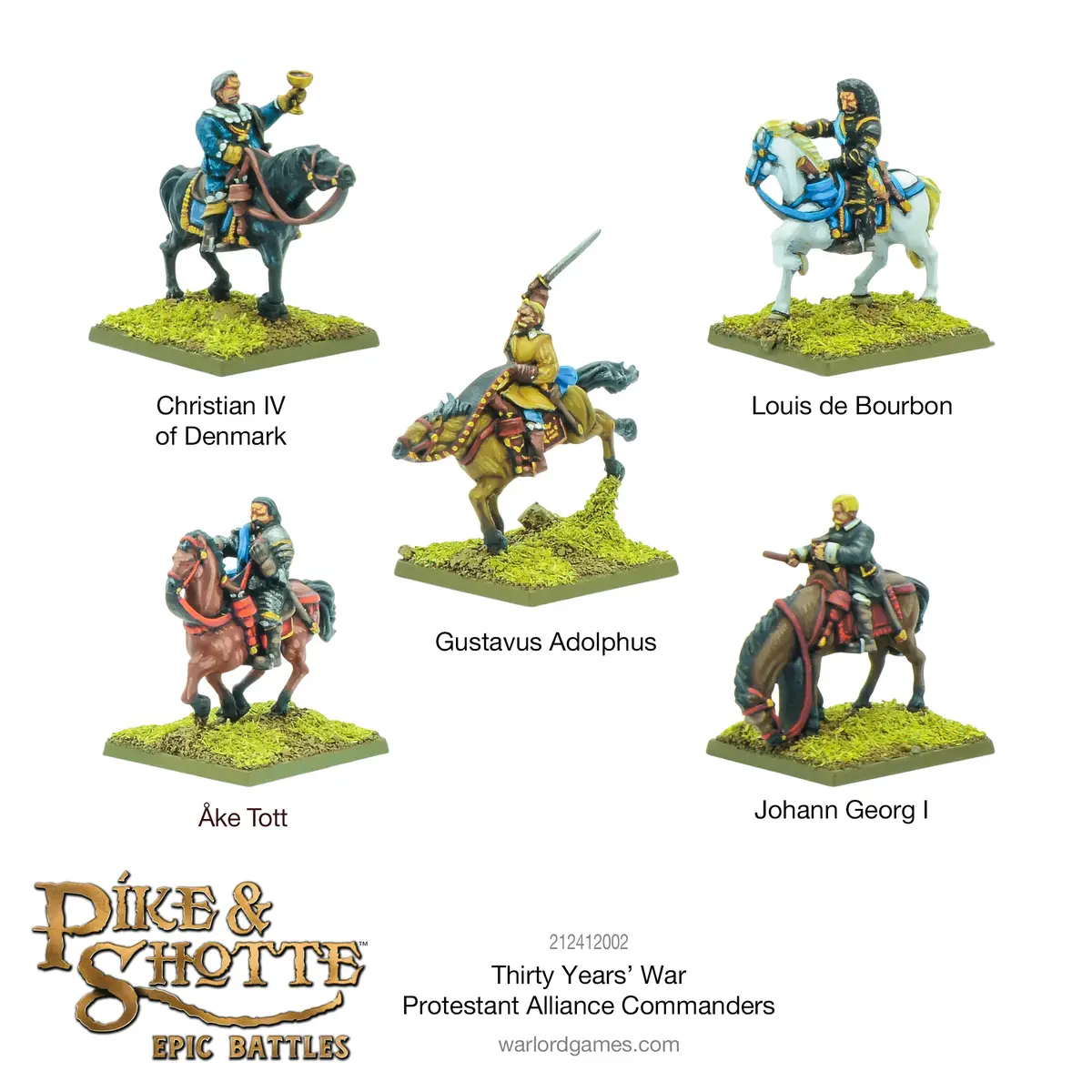 Pike & Shotte Epic Battles - Thirty Years War Protestant Alliance Commanders 1