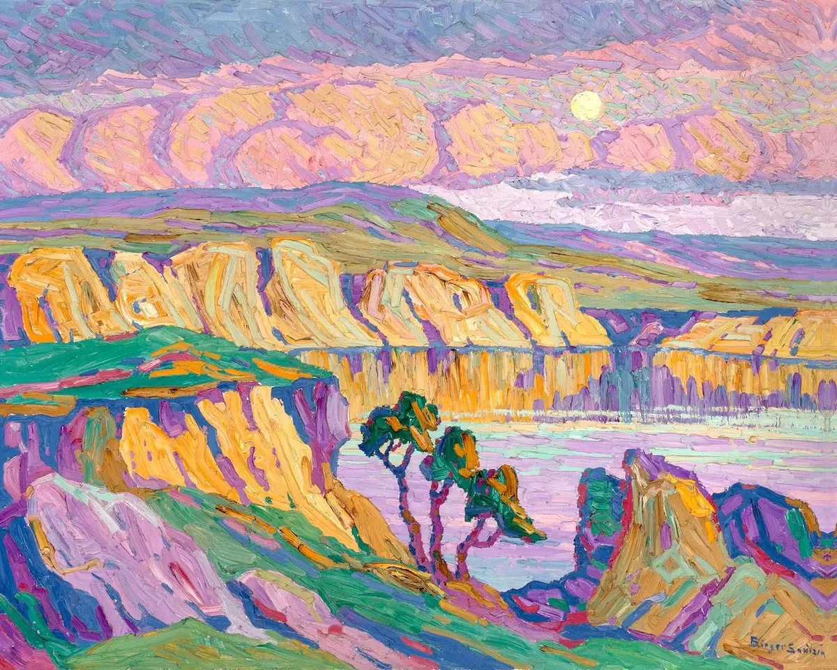 Creek At Twilight Wooden Jigsaw Puzzle 1