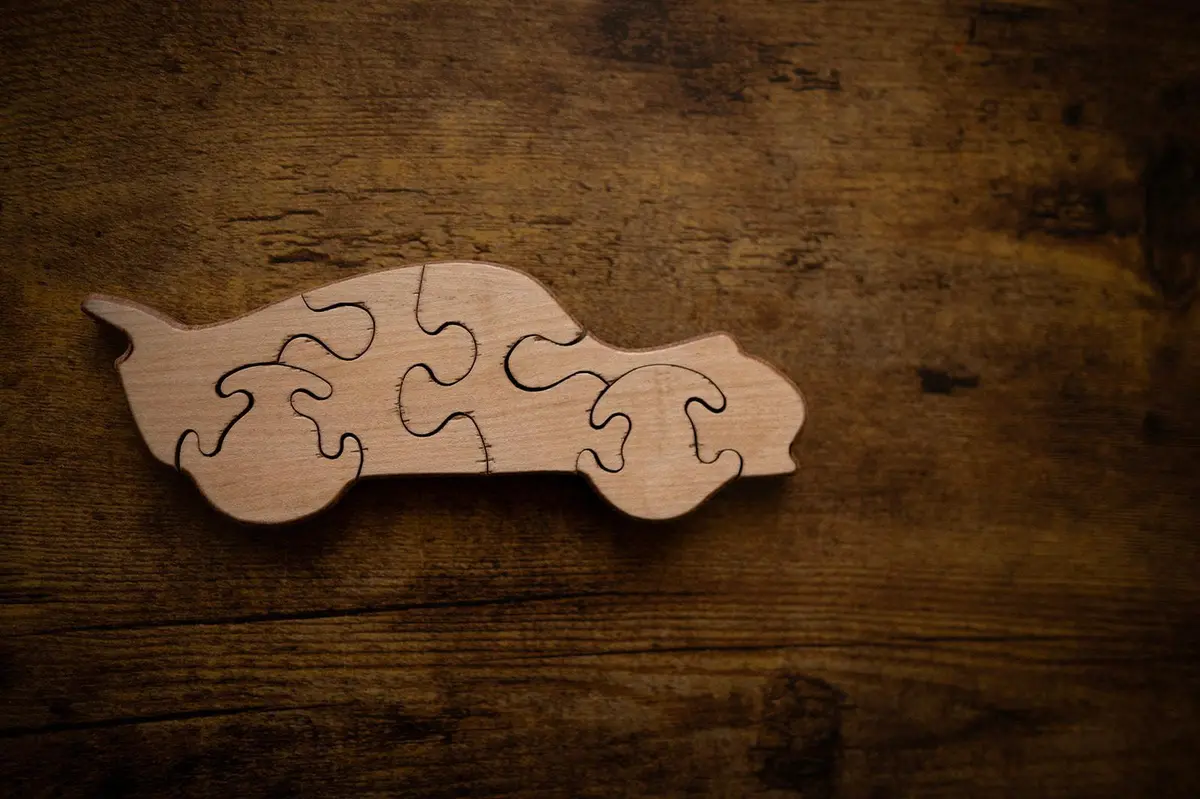 Double Sided Car Puzzle 1