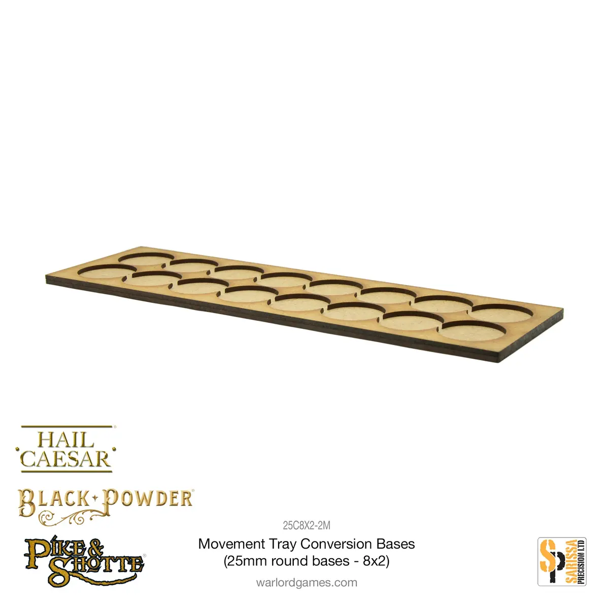 Movement Tray Conversion Bases (25Mm Round Bases - 8X2) 1