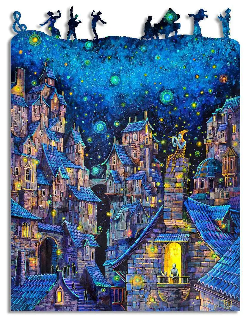 Night Concert Wooden Jigsaw Puzzle 1