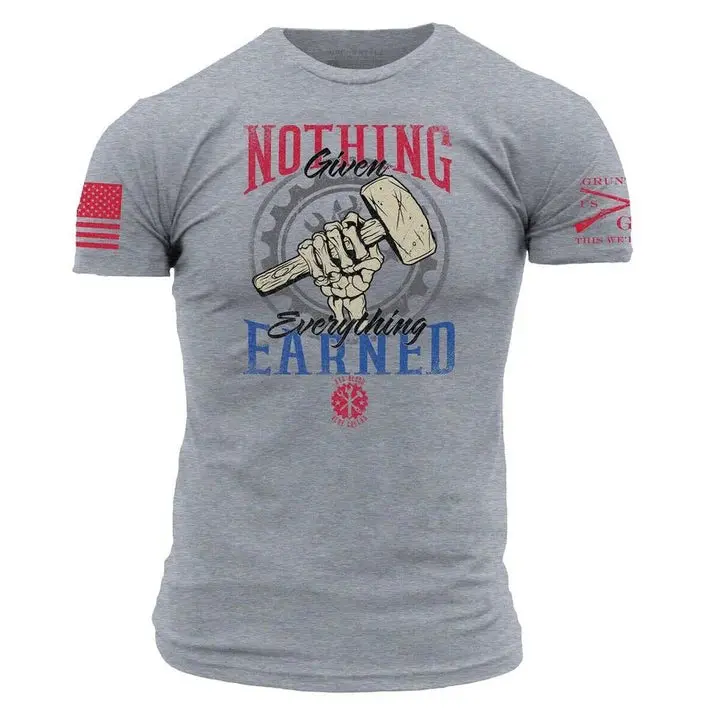 Nothing Given T-Shirt - Dark Heather Grey 6