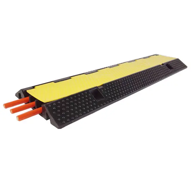 3-Channel Rubber Cable Protector For Diameter 1.2" Cord 1