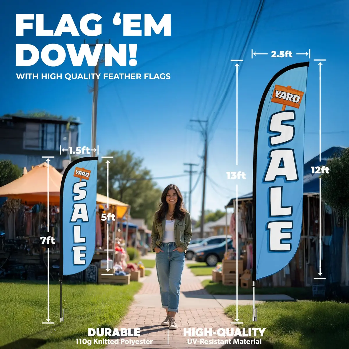 Yard Sale Feather Flag 2