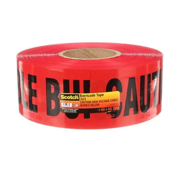 Scotch® 300 Series Various Hazard Non-Detectable Underground Barricade Tapes 2