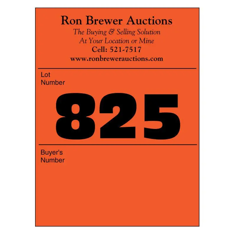 3" X 4" Custom Fluorescent Label (300 Labels) 1