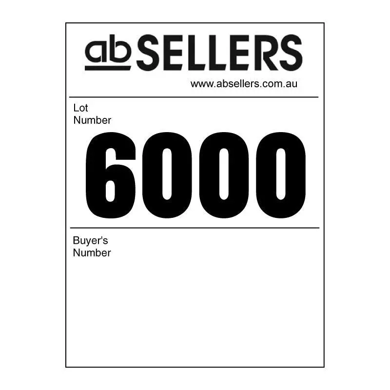 3" X 4" Custom White Label (300 Labels) 2
