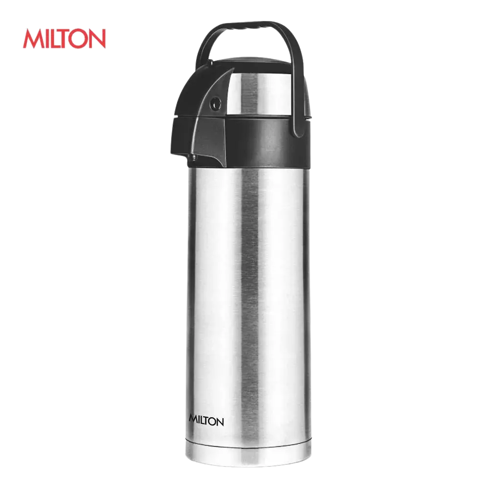 Milton Beverage Dispenser Stainless Steel For Serving Tea Coffee, Double Wall Vacuum Insulated | Easy Travel With Handle 4
