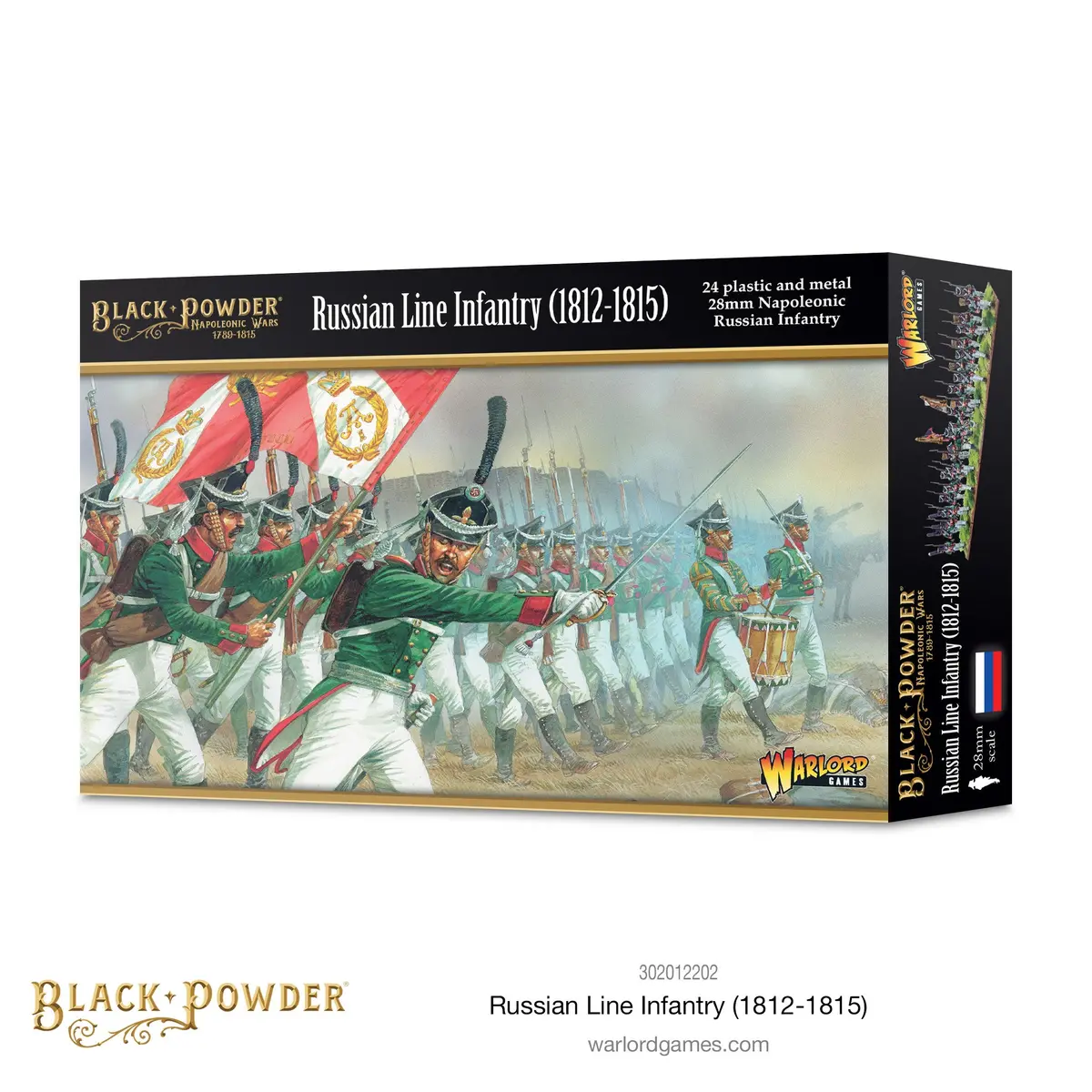 Napoleonic Wars: Russian Line Infantry (1812-1815) Plastic Boxed Set 1