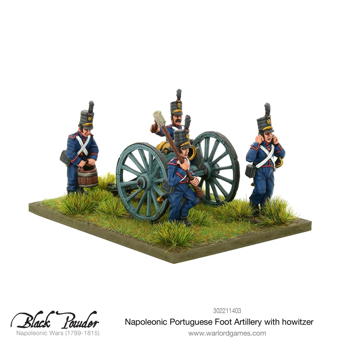 Napoleonic Portuguese Foot Artillery With Howitzer 1