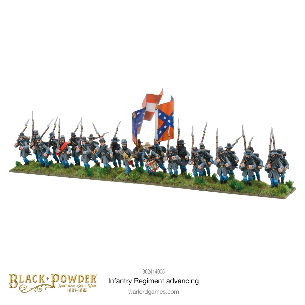 American Civil War: Infantry Regiment Advancing 1