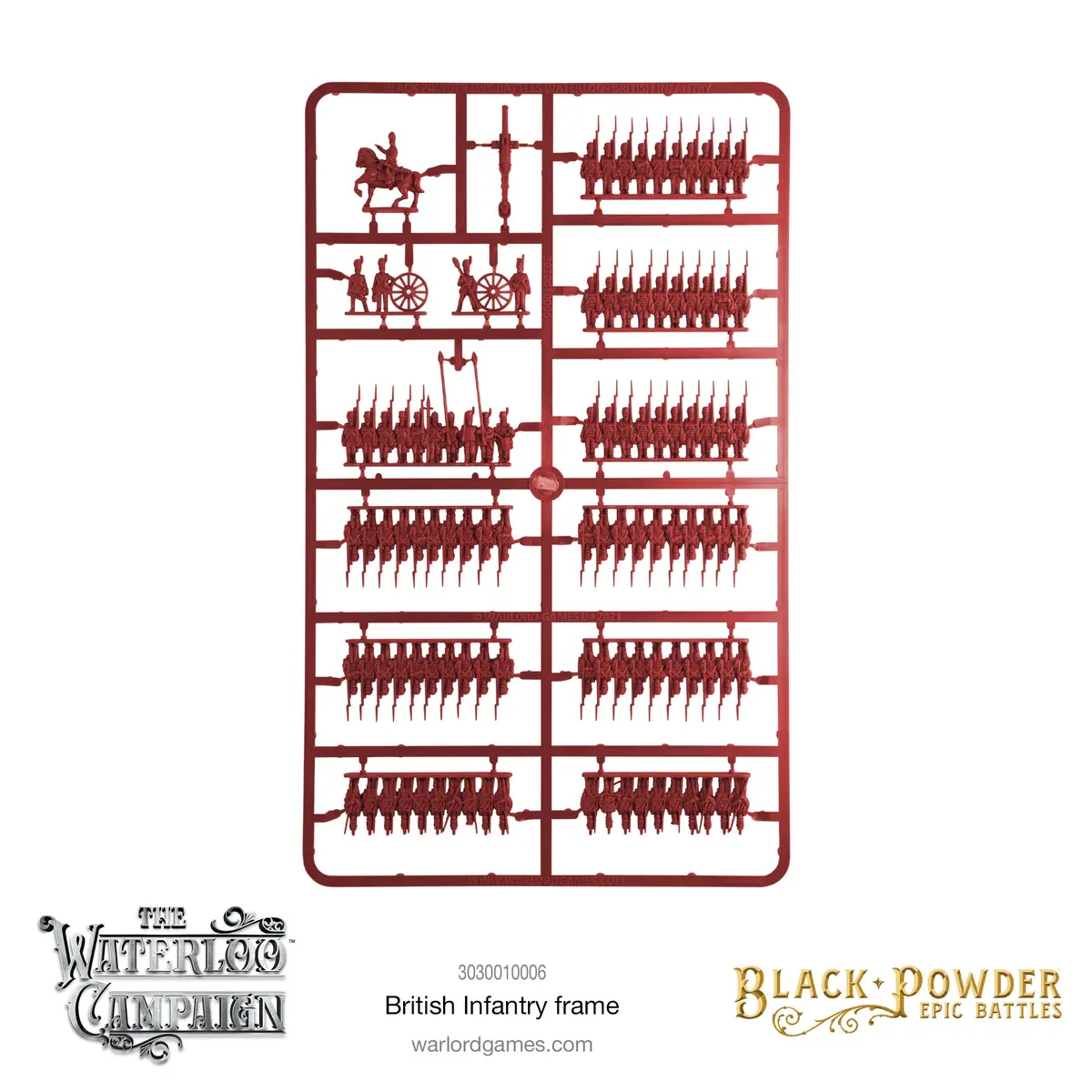 Epic Battles Waterloo - British Infantry Sprue 1