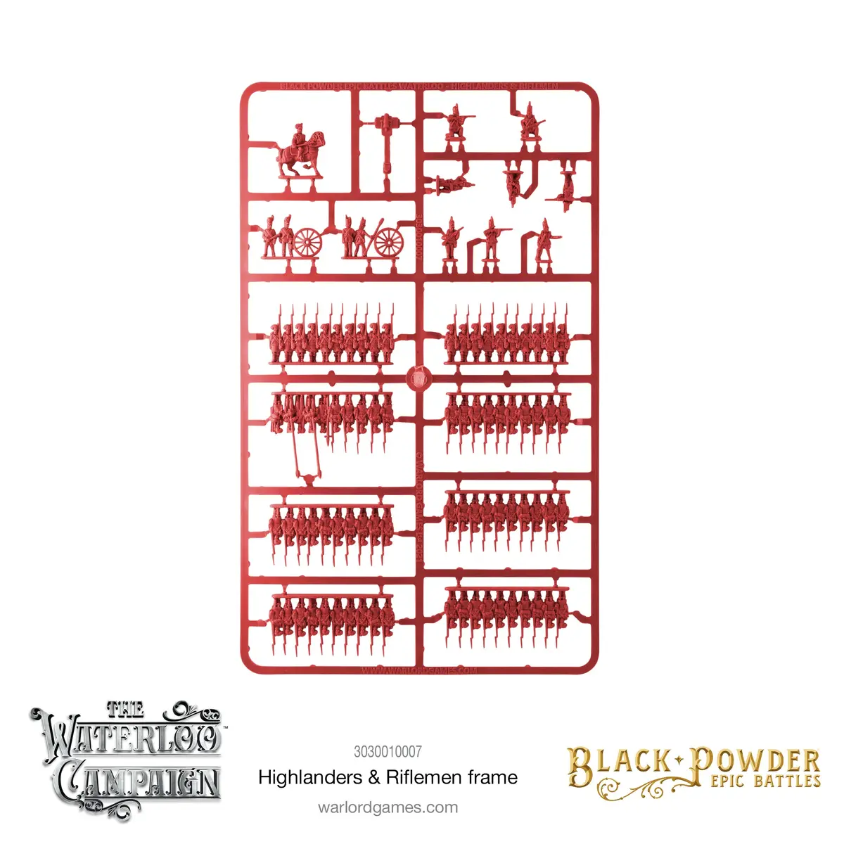 Epic Battles Waterloo -  Highlanders & Riflemen Sprue 1