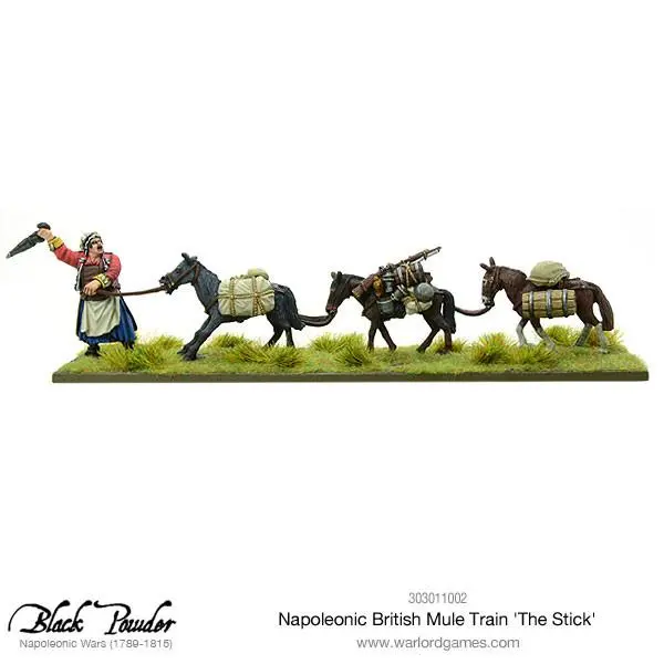 Napoleonic British Mule Train 'The Stick' 1
