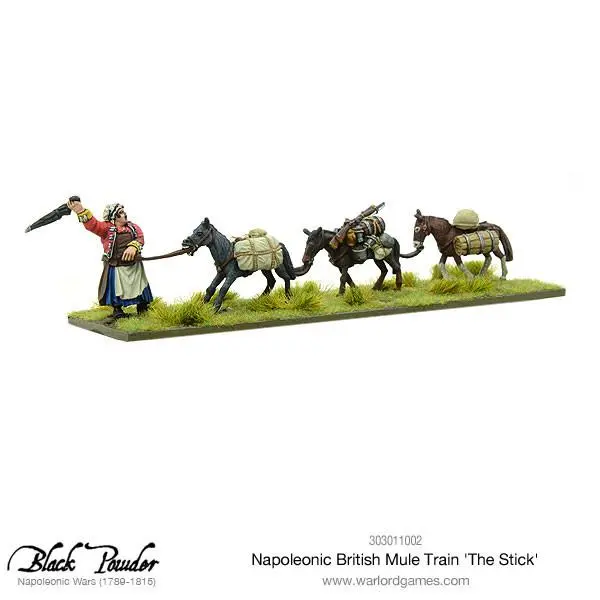 Napoleonic British Mule Train 'The Stick' 2