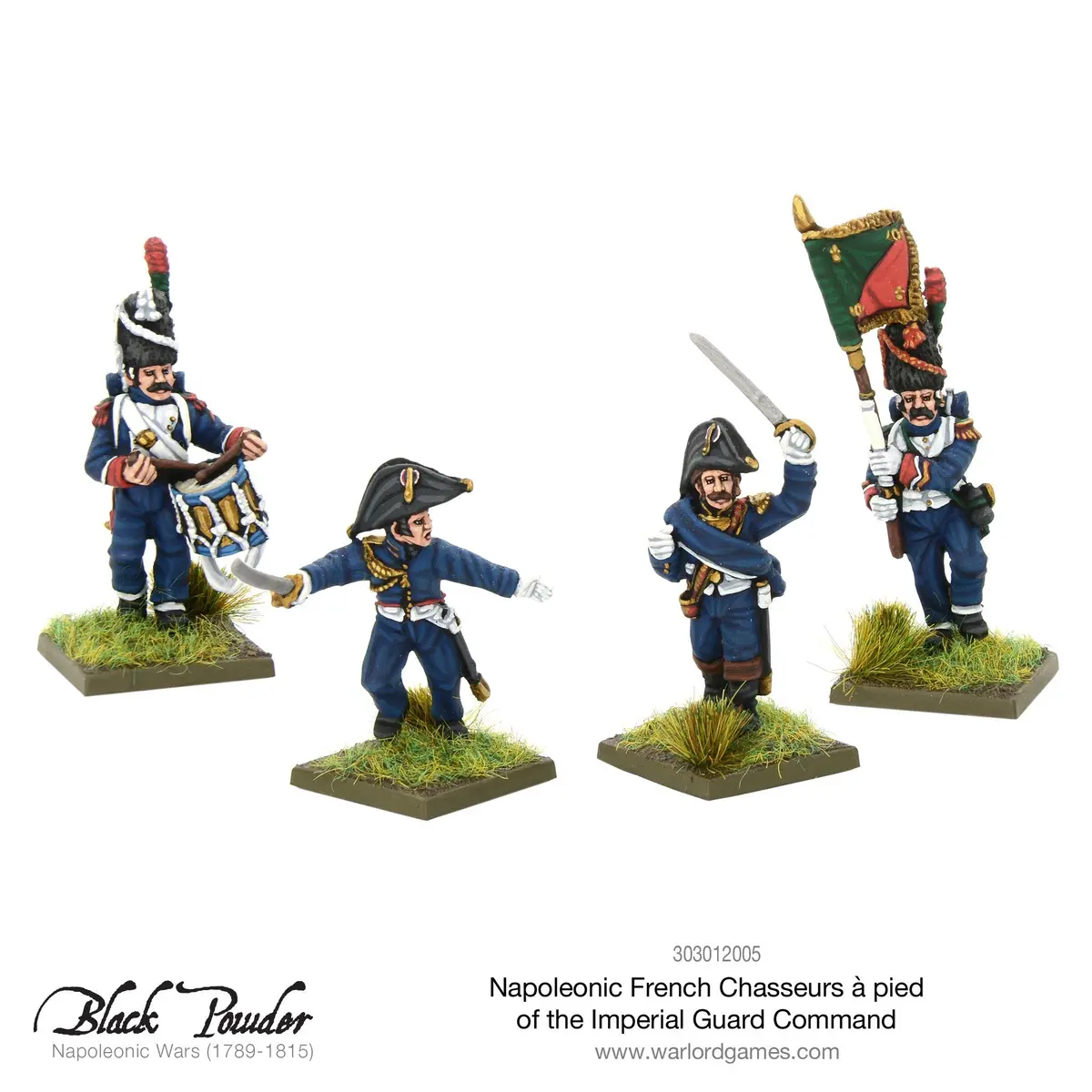 Napoleonic French Chasseurs A Pied Of The Imperial Guard Command 1