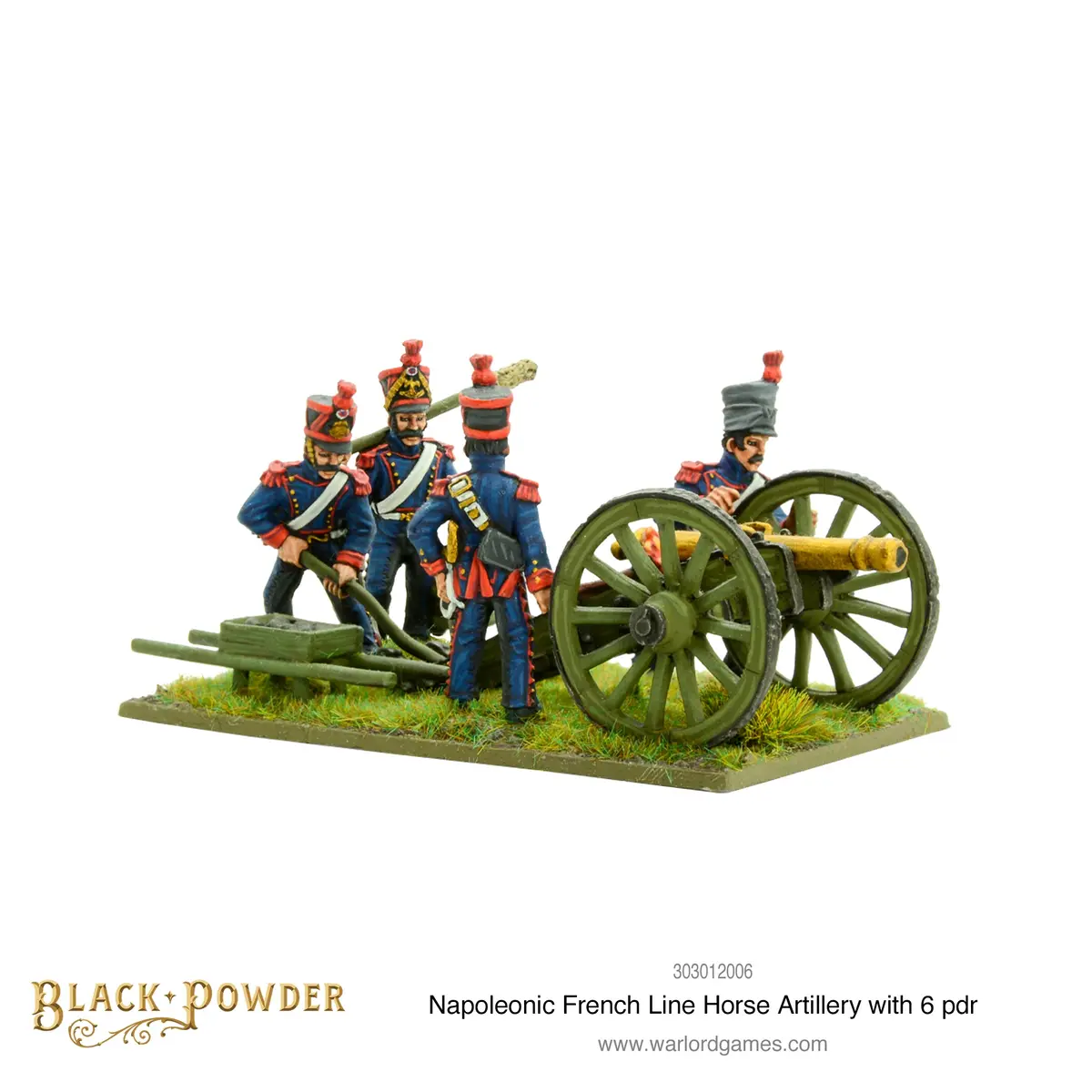 Napoleonic French Line Horse Artillery With 6 Pdr 1