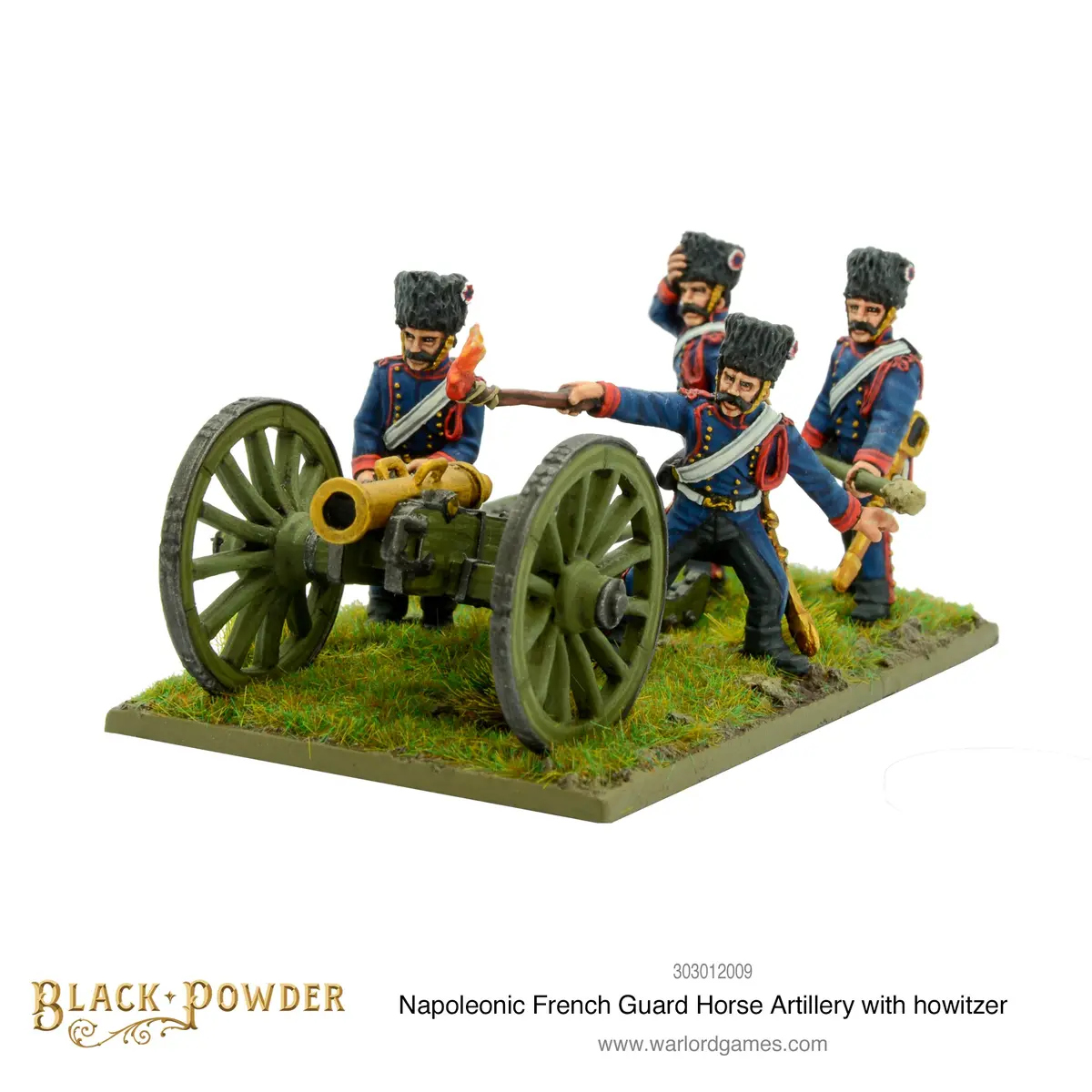 Napoleonic French Guard Horse Artillery With Howitzer 1