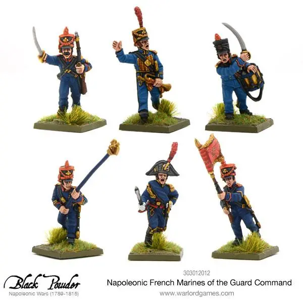 Napoleonic French Marines Of The Guard Command 1