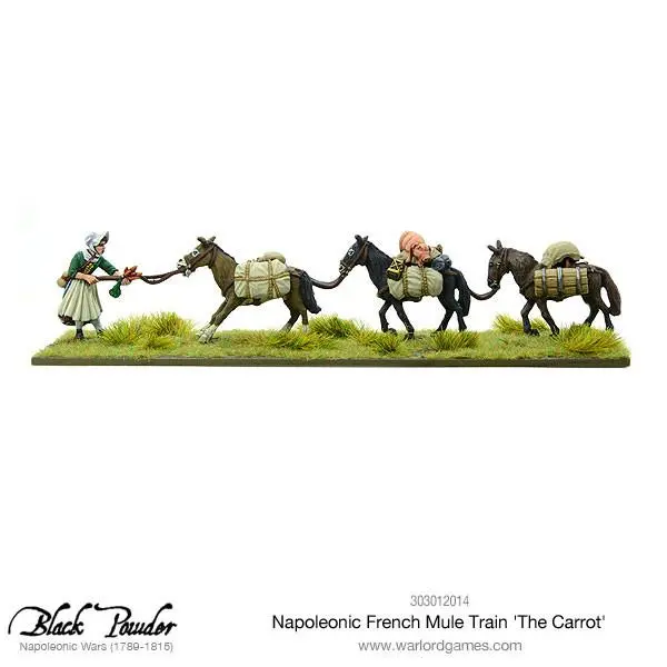 Napoleonic French Mule Train 'The Carrot' 1