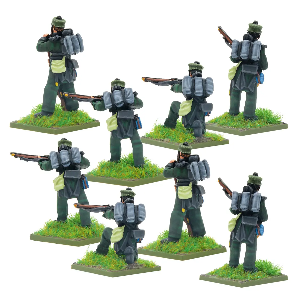 Crimean War British Rifle Brigade In Forage Caps 2