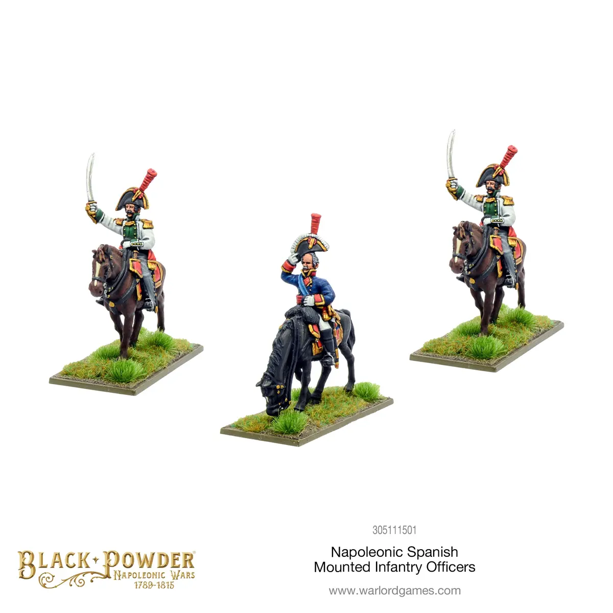 Napoleonic Spanish Mounted Infantry Officers 1