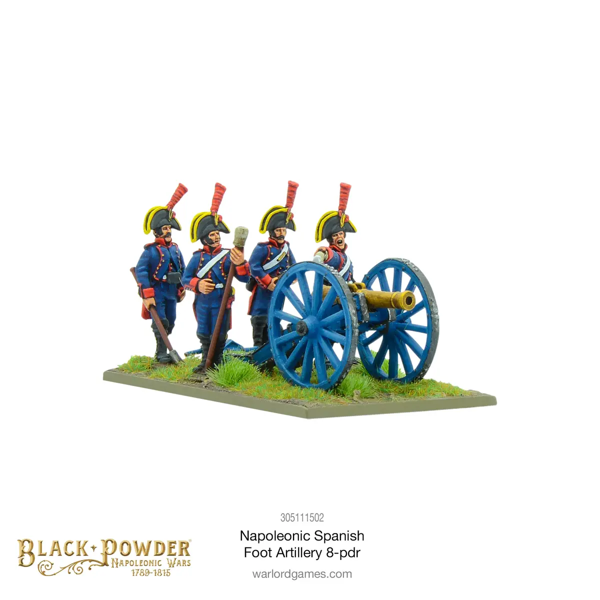Napoleonic Spanish Foot Artillery 8-Pdr 1