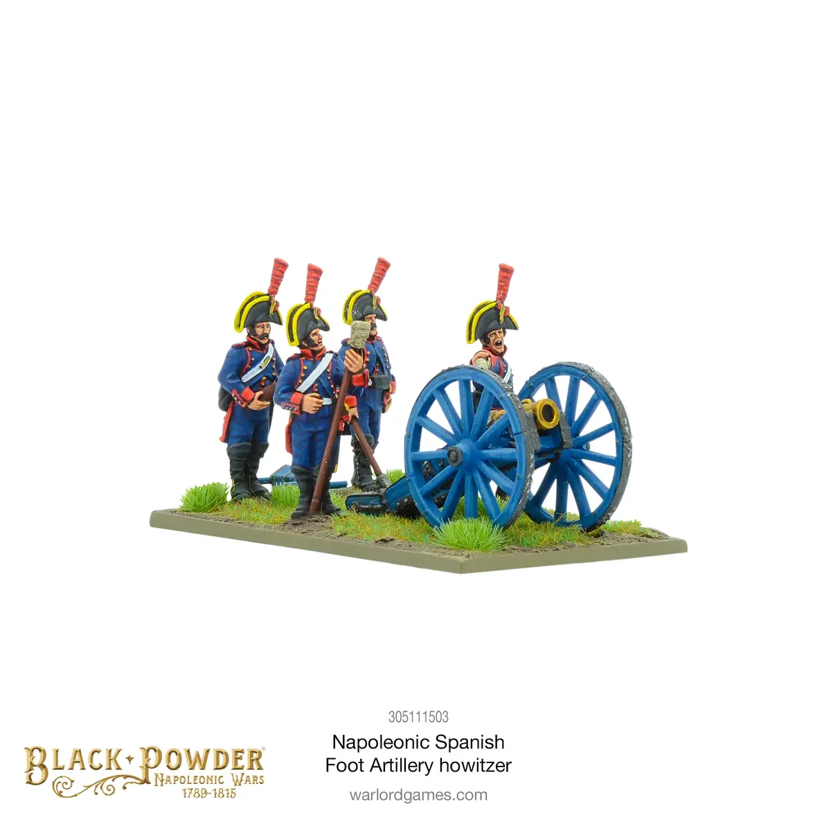 Napoleonic Spanish Foot Artillery Howitzer 1