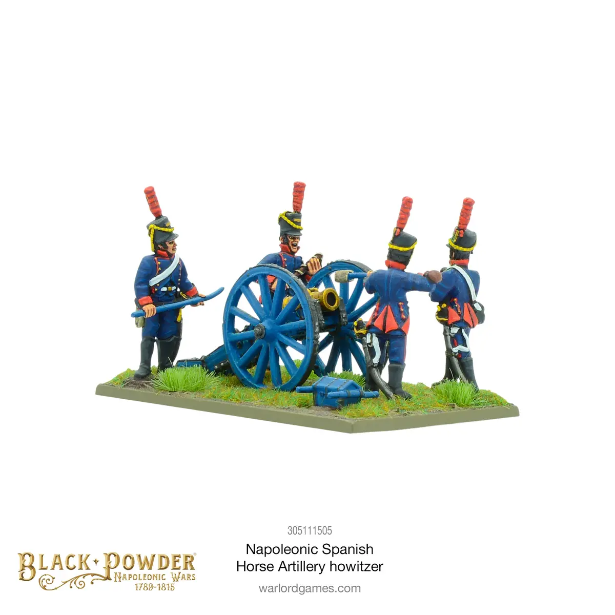 Napoleonic Spanish Horse Artillery With Howitzer 1