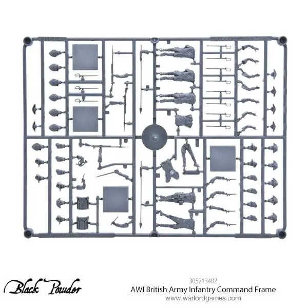 Awi British Army Infantry Command Sprue 1