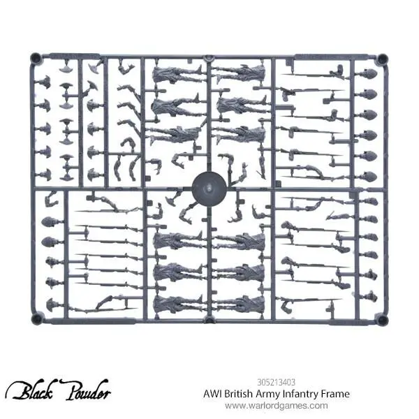 Awi British Army Infantry Sprue 1