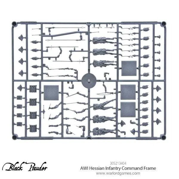Awi Hessian Infantry Command Sprue 1